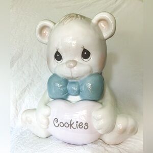 🎀 Precious Moments Bear Cookie Jar 🧸
